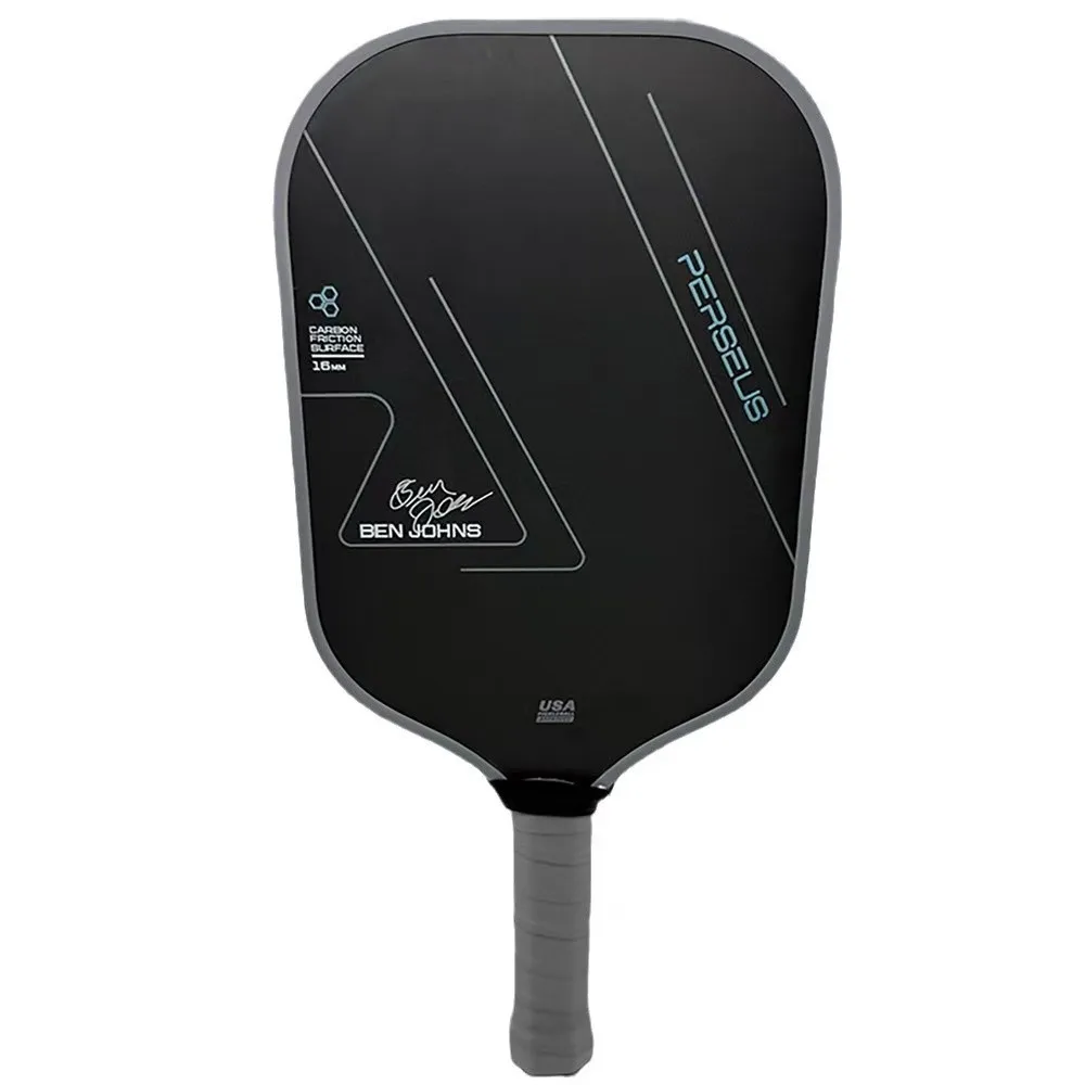 In Stock 3Days Shipping Perseus Ben Johns Gray 16mm Thickness Thermoforming Graphite T700 Carbon Fiber Pickleball Paddles