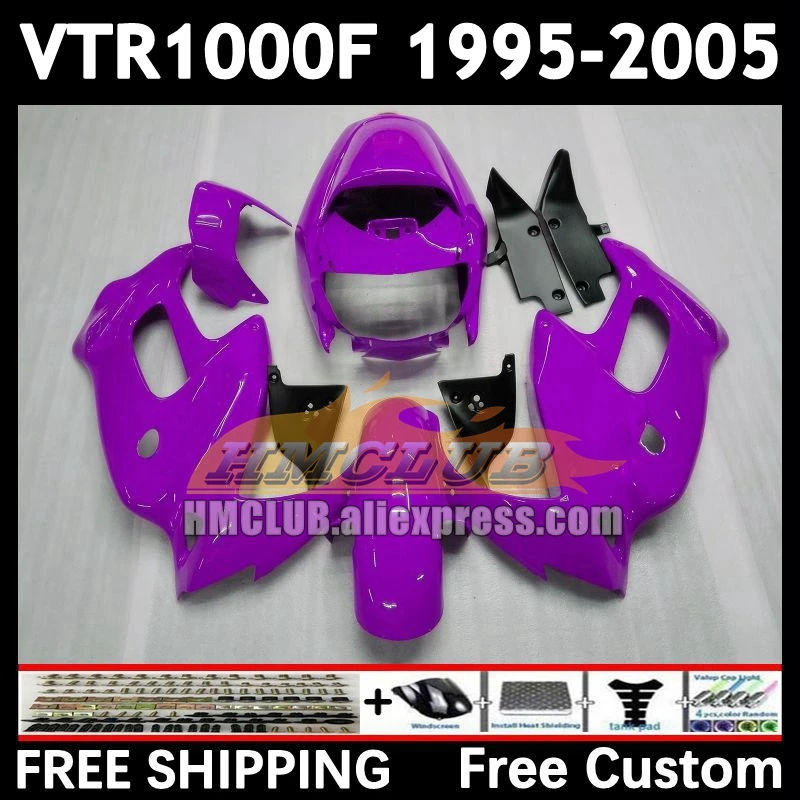 SuperHawk For HONDA new purple VTR1000 F VTR 1000 F 1000F 83No.141 VTR1000F 95 96 97 98 99 00 2001 2002 2003 2004 2005 Fairing