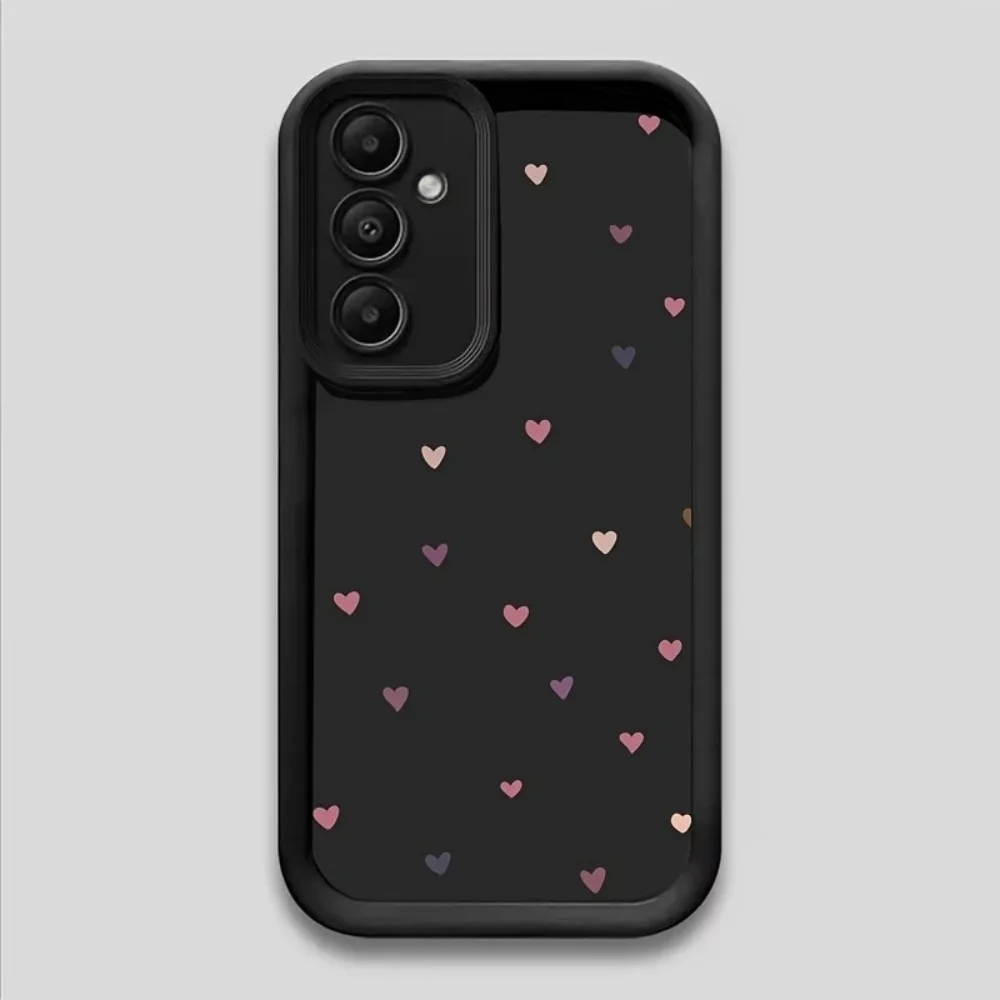 Drop Protection Phone Case For Samsung Galaxy A73 A72 A71 A56 A55 A54 A53 A52 A52s A50 A50s A30s 5G 4G Colorful Hearts Cover view 5