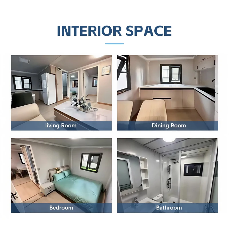 20Ft 40Ft Luxury Prefabricated Steel Container House Foldable Mobile Extendable Mobile Home Mobile Prefab Homes