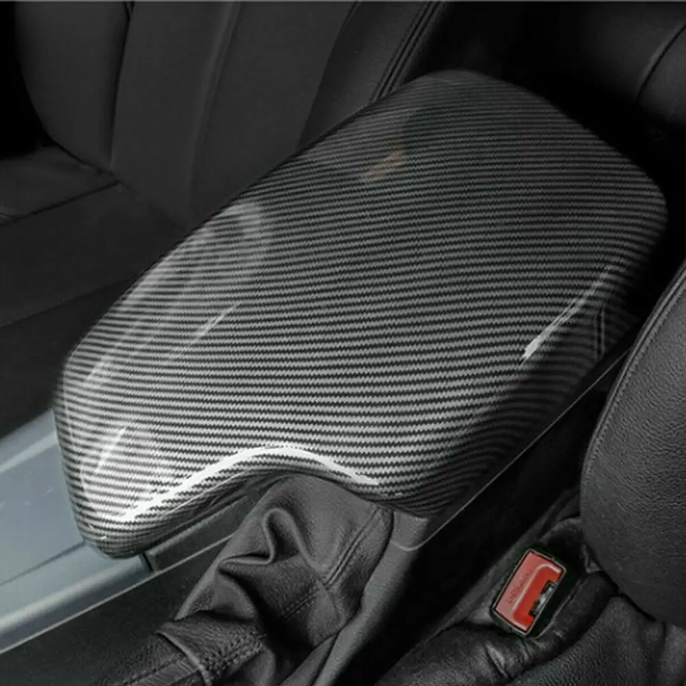 LHD Carbon Fiber Armrest Console Box Panel Cover Suitable For BMW F30 F31 F32 F33 F34 F36 320i 325i 328i 2012-2018