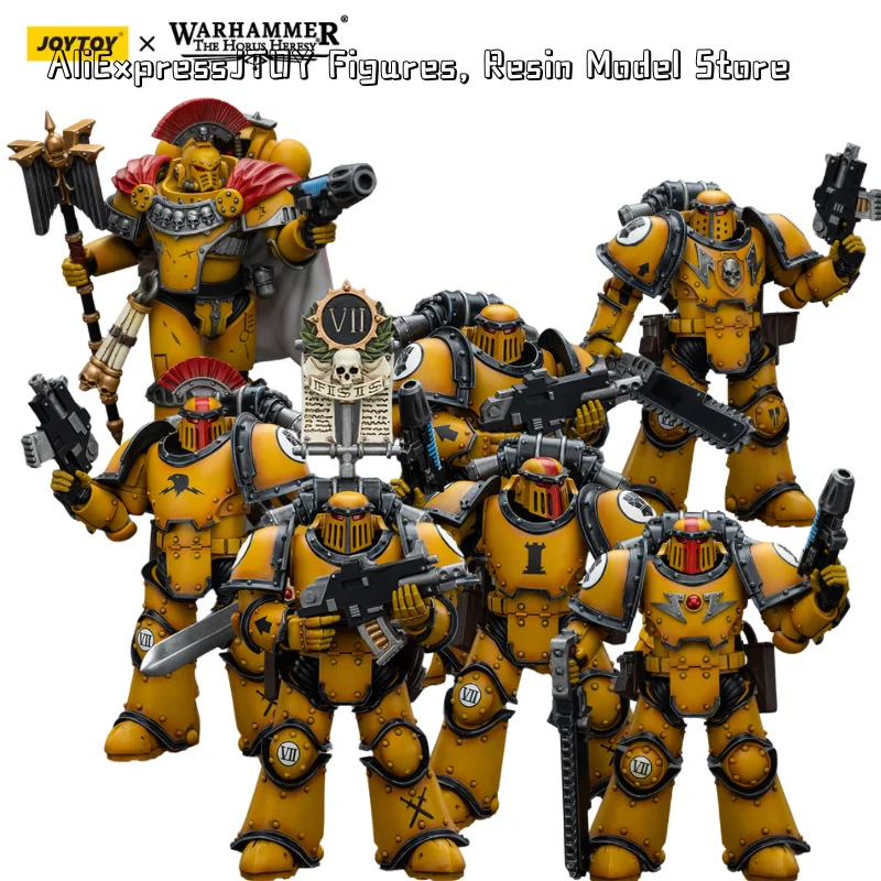 [IN-STOCK] JOYTOY Warhammer 30K 1/18 Action Figure Imperial Legion MkIII Tactical Squad Despoiler Squad Toys Gift