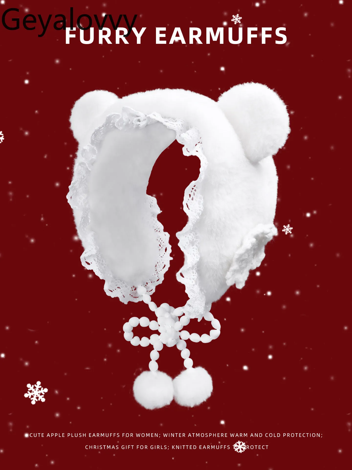 winter-versatile-cute-snowflake-plush-ear-muffs-for-women-sweet-warm-ear-covers-cold-proof-lace-edge-ear-warmers-muffs