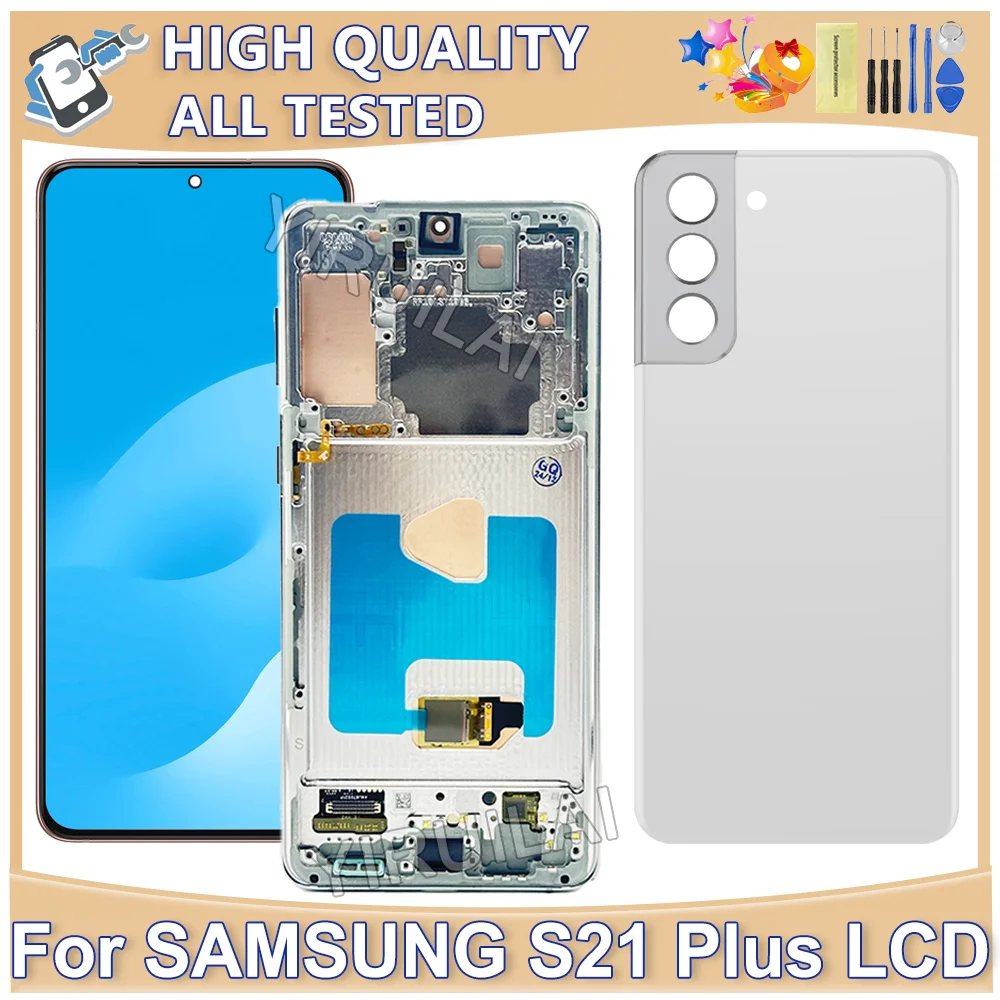 6.58''TFT For Samsung Galaxy S21Plus LCD Display Touch Screen With Frame For Samsung S21Plus G996 G9960 G996F LCD Replacement