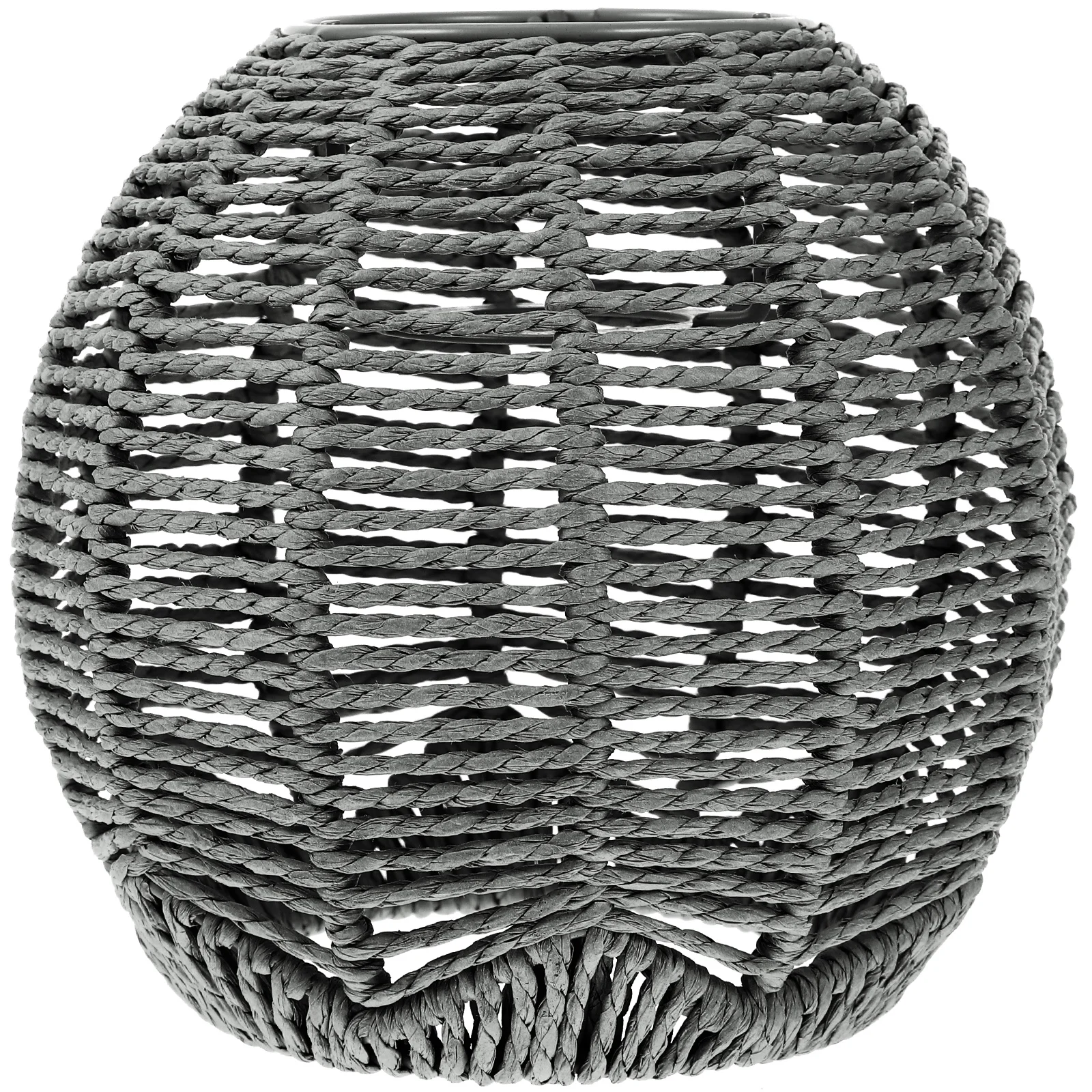 

Chandelier Woven Lampshade Decorative Pendant Round Shades Replacement Grey Small Lampshades