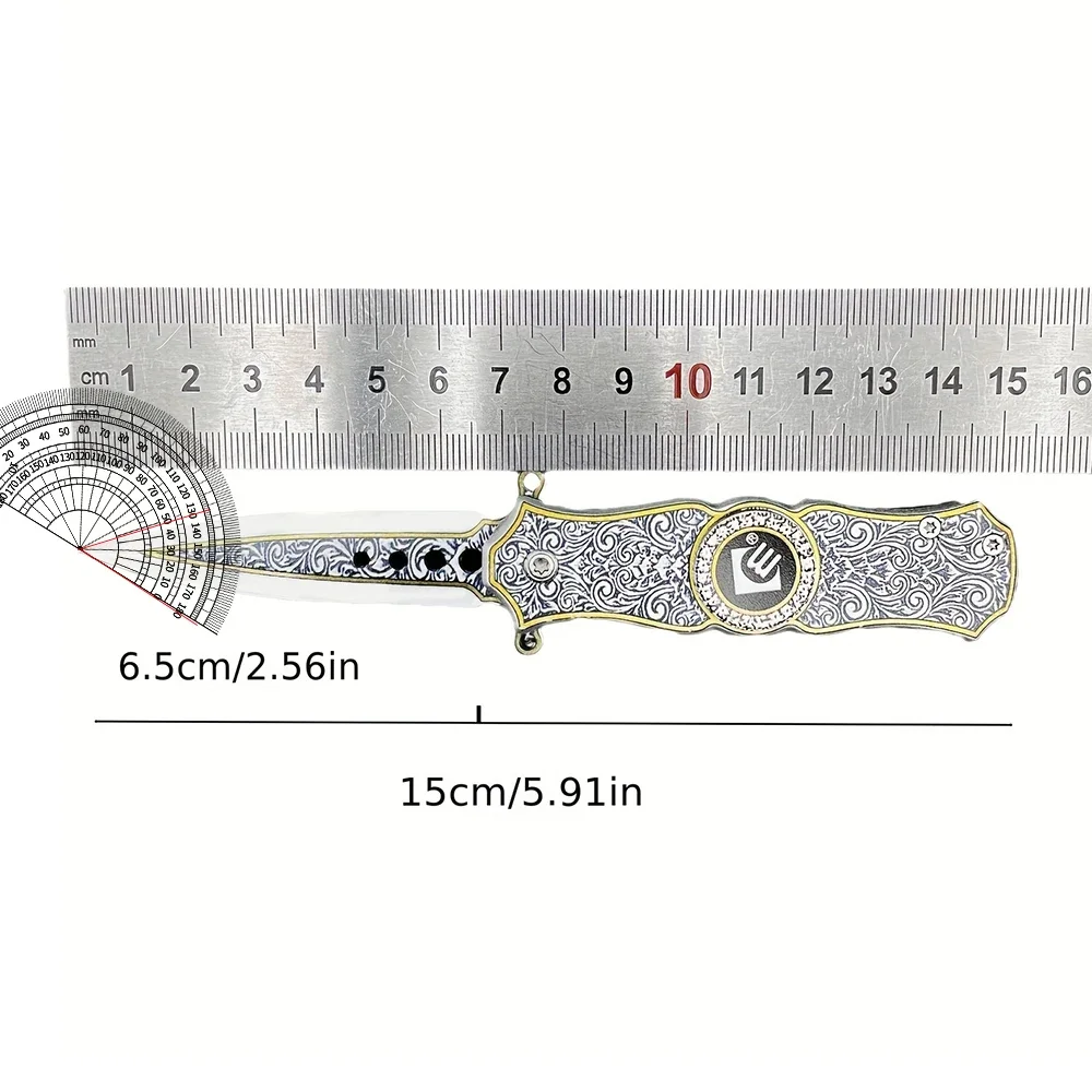 2024 new Fingertip Rotating Gyroscope Knife EDC Multi functional Folding Knife Outdoor Camping Survival Pocket Knife