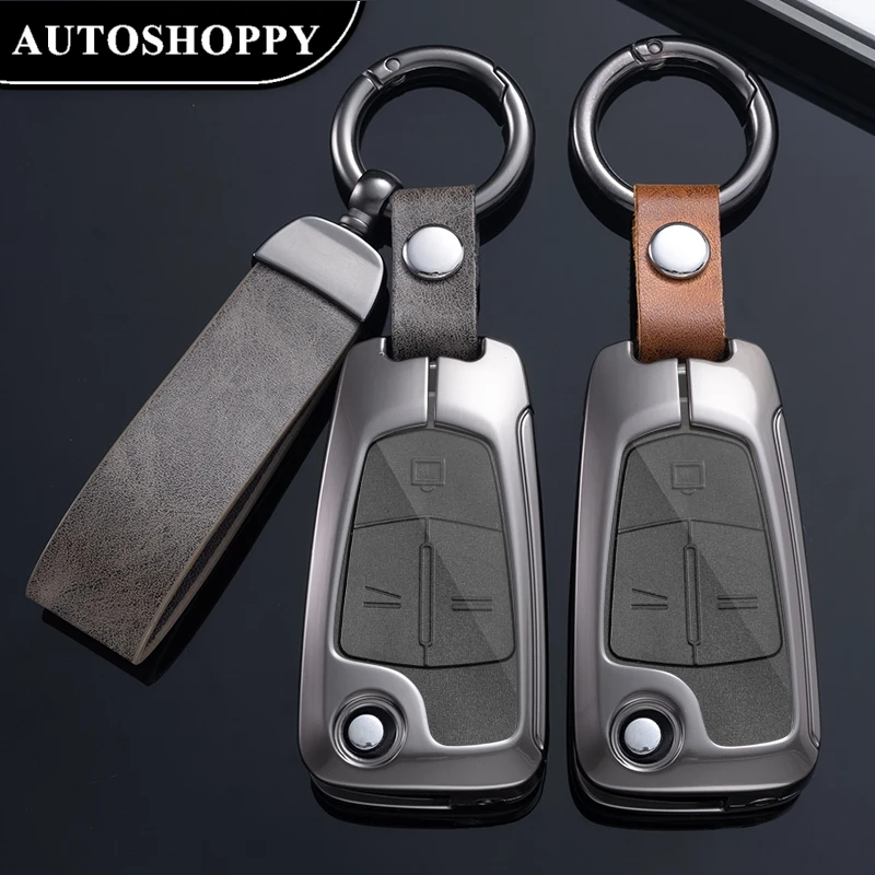 Metal Car Remote 2Buttons Key Cover Case Shell for Opel Vauxhall Astra J Corsa D Insignia Vectra C Zafira Signum Accessories