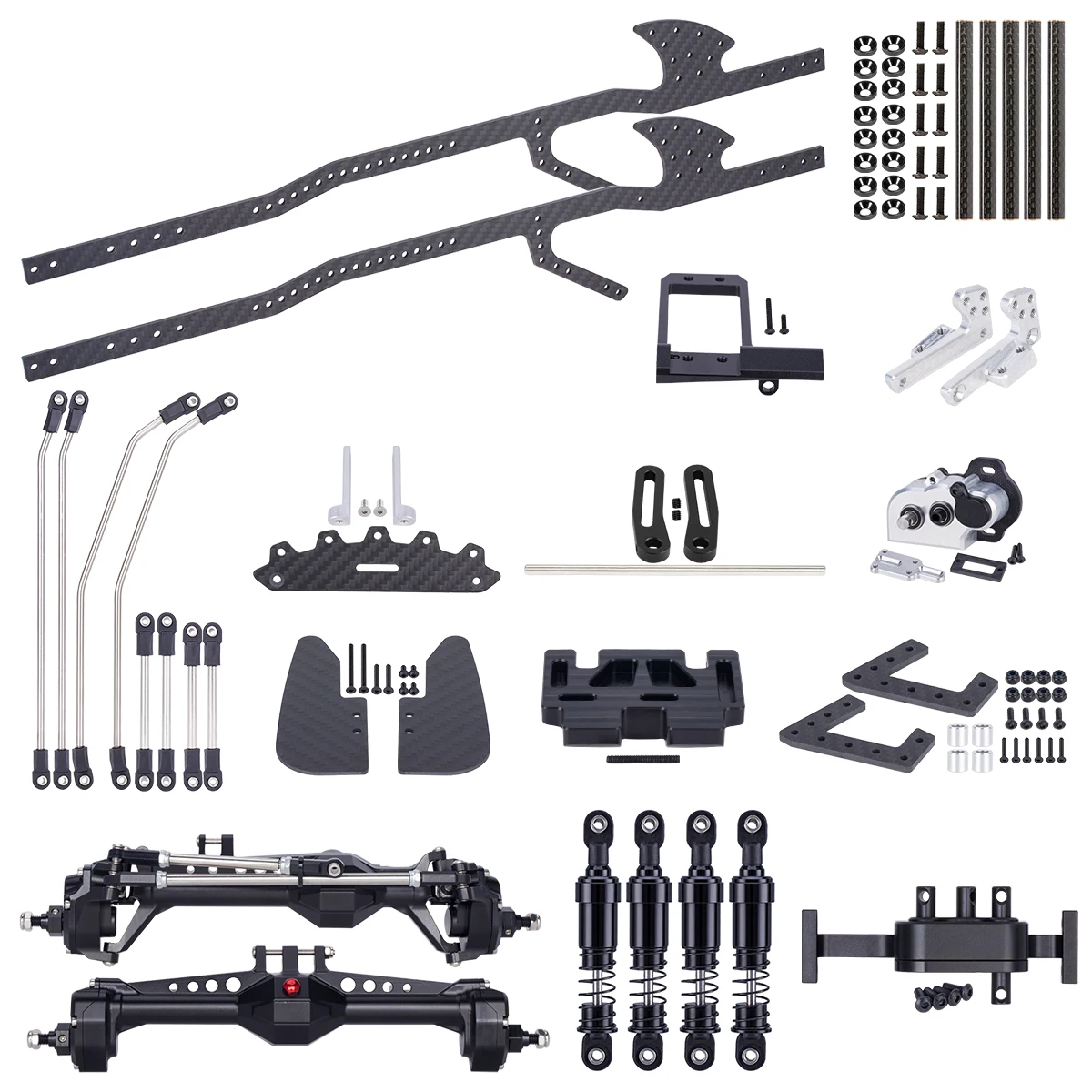 kit-de-chassi-lcg-de-fibra-de-carbono-com-delrin-skid-brace-rock-sliders-para-1-10-rc-crawler-comp-rigs-scx10-capra-pecas-de-atualizacao