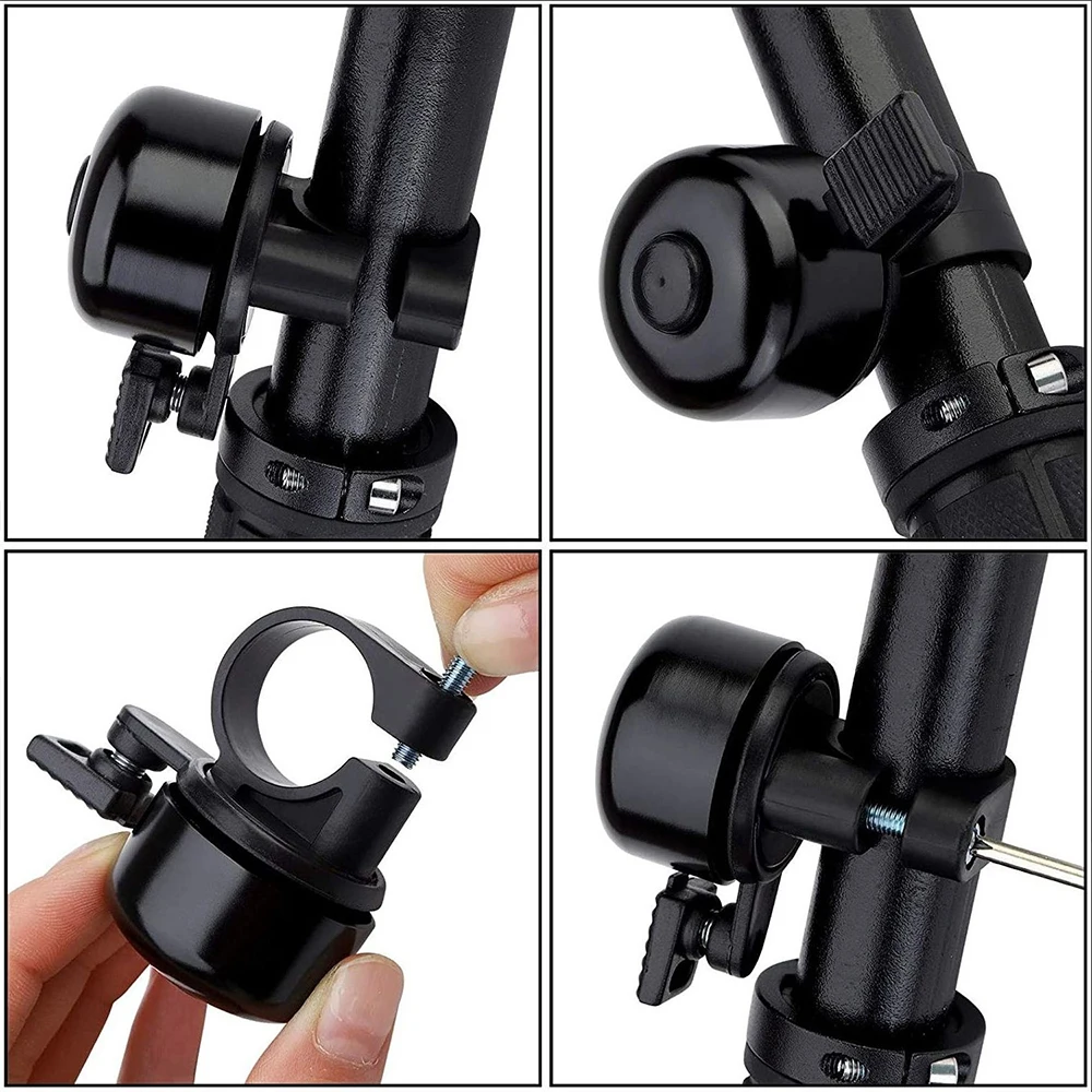 Aluminum Alloy Bicycle Bell MTB Road Bike Safety Warning Alarm Horn Cycling Handlebar Bell Cycling Accessories Easy to Install