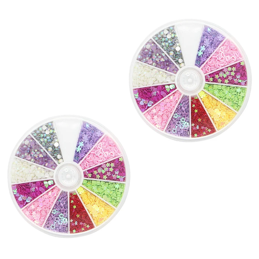 150-teiliges Nagelkunst-Material-Set, gemischter Stil, Nagel-Pailletten, Dekoration, DIY-Maniküre-Zubehör für Zuhause, Geschäft, Glitzer-Patch