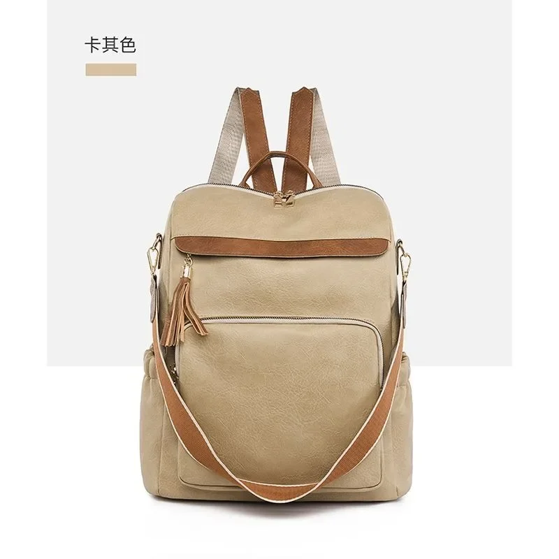 

Backpack Female Ultra-large Capacity Go To Work Commuting Laptop Bag 2024 New Multiple Layers Women's Bag