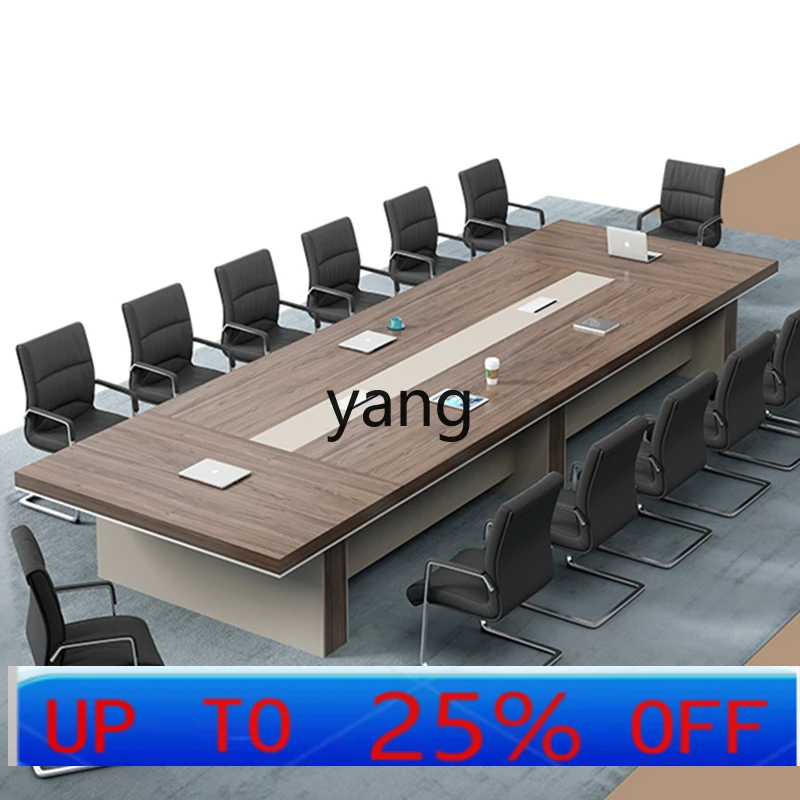 LMsimple modern office negotiation board type reception room training table and chair combination