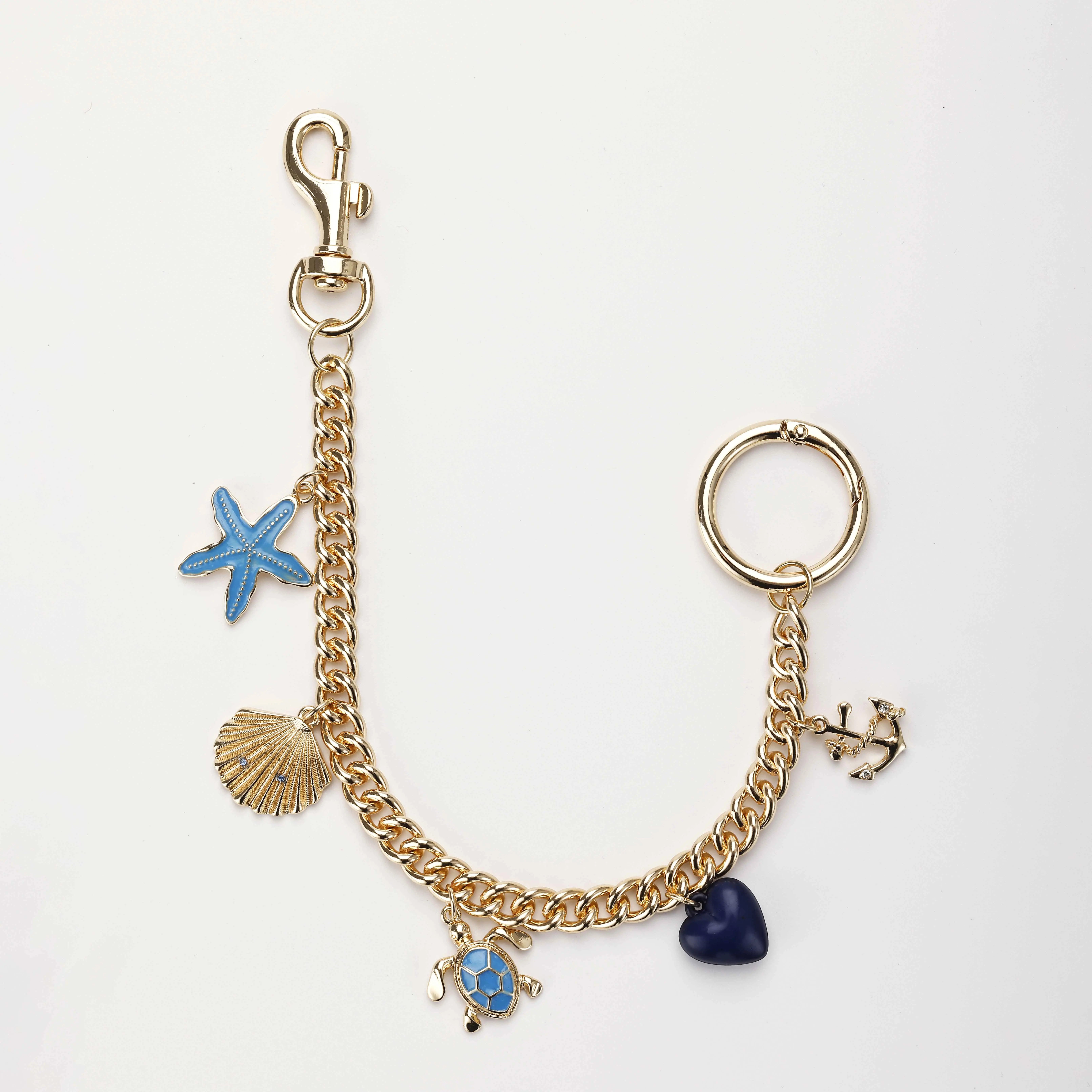 

Goreal Cross-border bestseller trendy and creative cute starfish bag chain shell bag charm