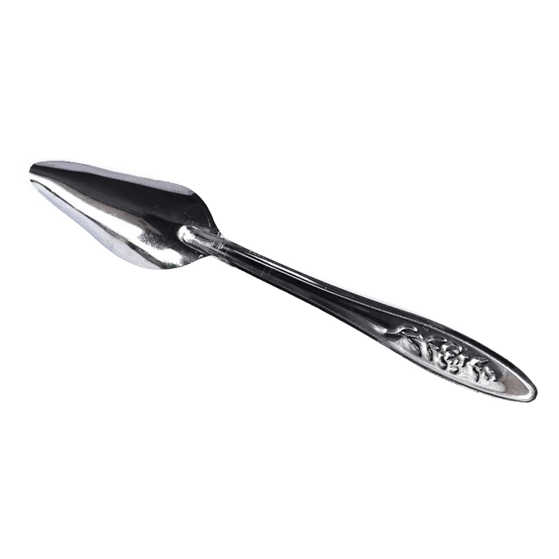 R1WA Bird Feeder Spoon Stainless Steel Water Feeding Spoon for Small Parrots