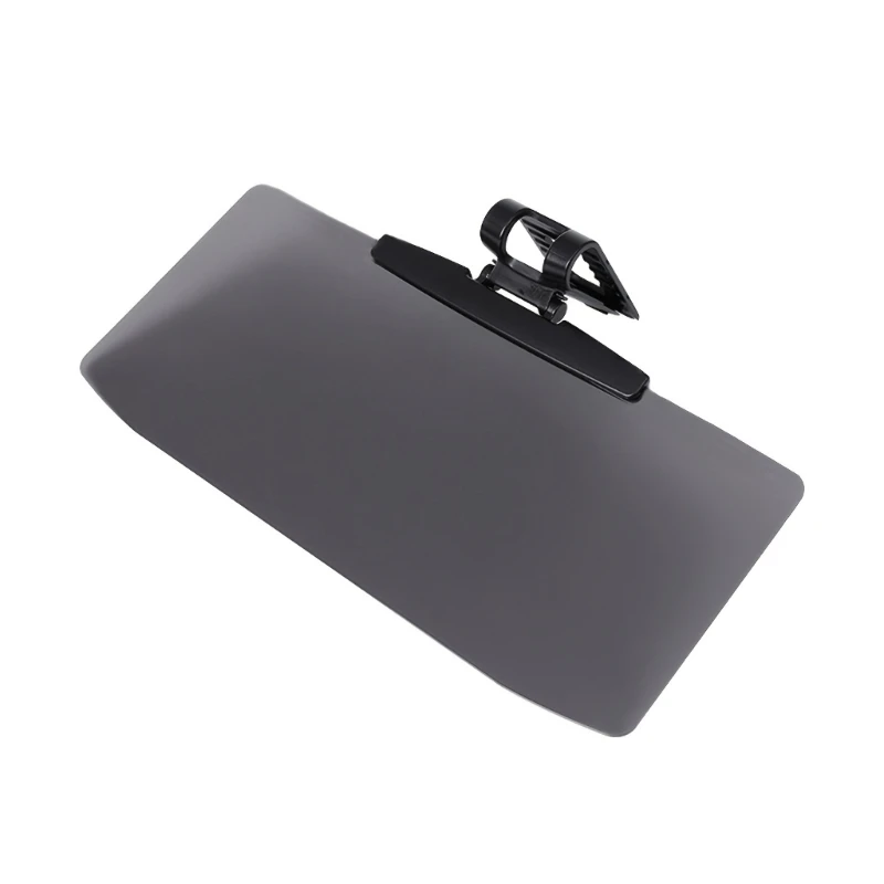 U1JF Vehicle Sun Shade Panel for Daily Driving, Car Sun Shade Extender with Gray Tinted Screen and Clip On Hinged Mount for