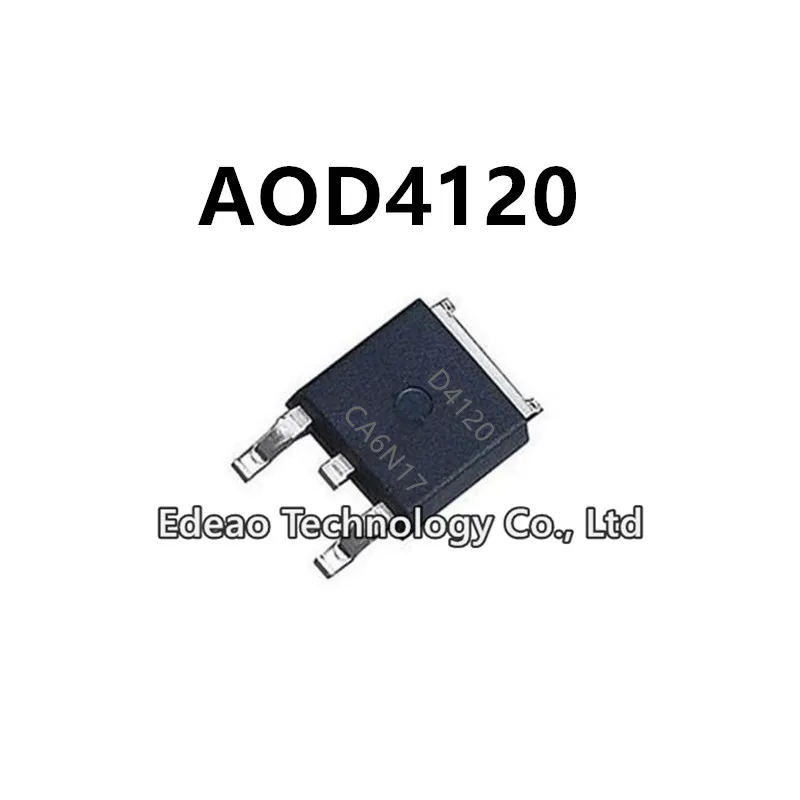 

10 ~ 100 шт./лот Новый D4120 AOD4120 TO-252 25A/20V N-канальный полевой транзистор MOSFET