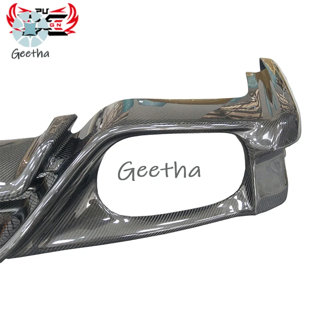 

For Perfect Fit For Nissan GTR R35 2007-2017 Carbon Fiber Rear Diffuser Bumper Top Secret Style Car Accessories