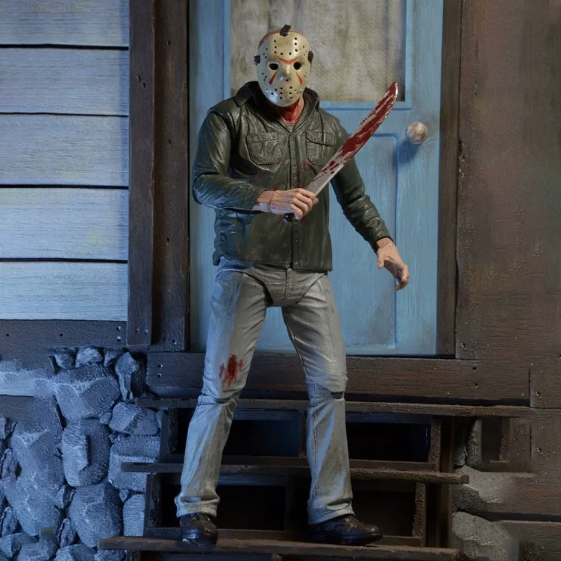 3D Jason Figurine Movie JASON Action Figure Toys Collection Model Doll Ornament Anime Figuras Peripheral Halloween Gift for Fans