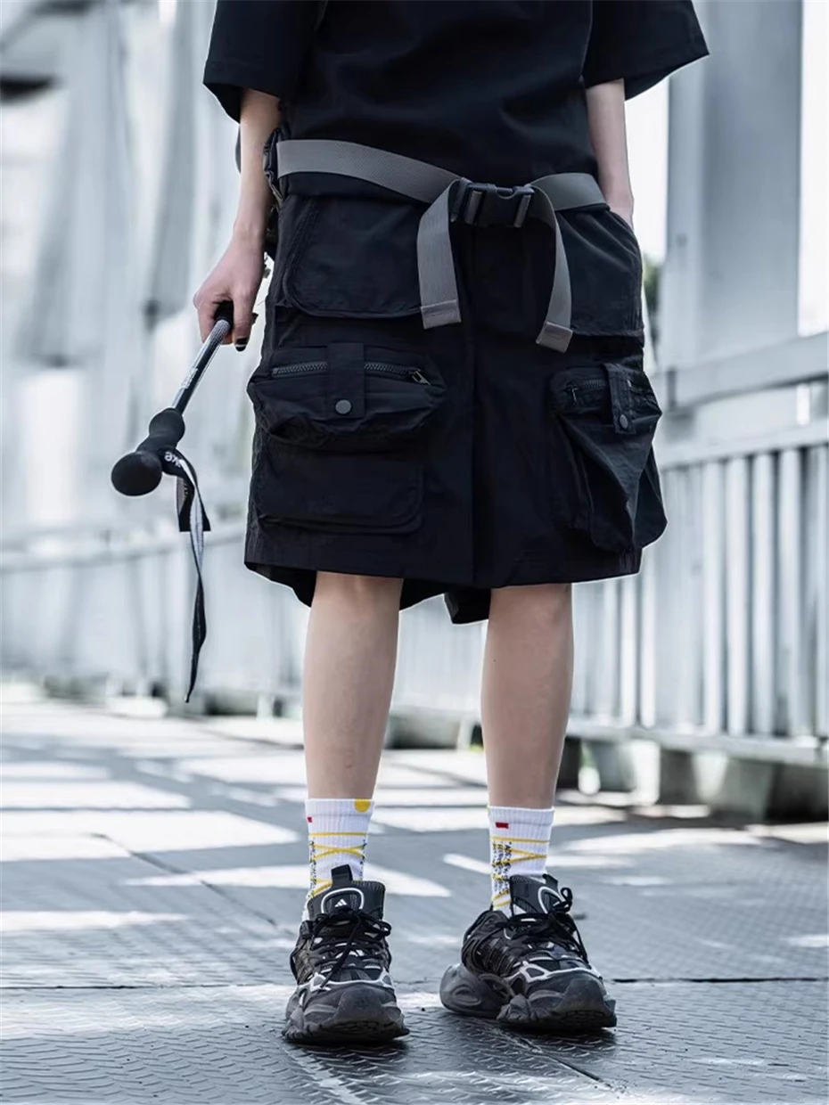 Summer Tactical Short Men Punk - Techwear Pants Tactical review and price