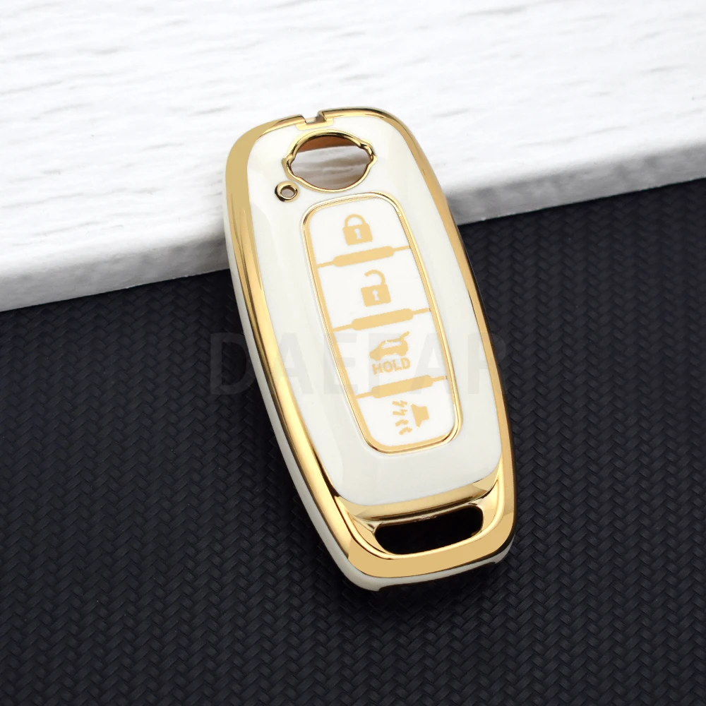 4 Buttons TPU Car Remote Control Protector for Nissan 2023 New for Teana Key Cover Eighth Generation for Aria for Xuan Yi