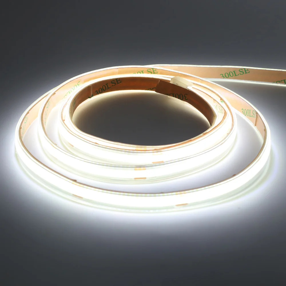 Waterproof COB LED Strip Light 12V 24V 3000K 4000K 6000K IP67 Flexible Led Tape 480LEDs/m 5m 10m 20m 0.5m 1m 2m Linear Lighting