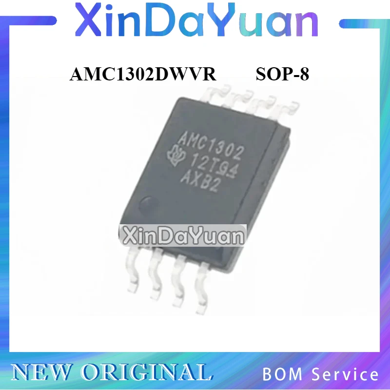 5 pcs AMC1302DWVR SOIC-8 AMC1302 SOP-8 Isolated Amplifier Ic Chip