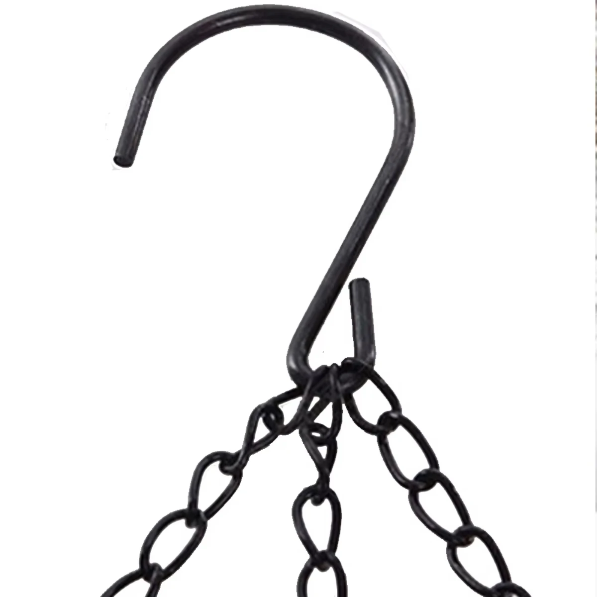 40cm Imitation Rattan Hanging Basket Flower Pot Chain With 3 Hooks Basin Hydroponic Plants Plant Grow Basin Home Garden Decor view 5