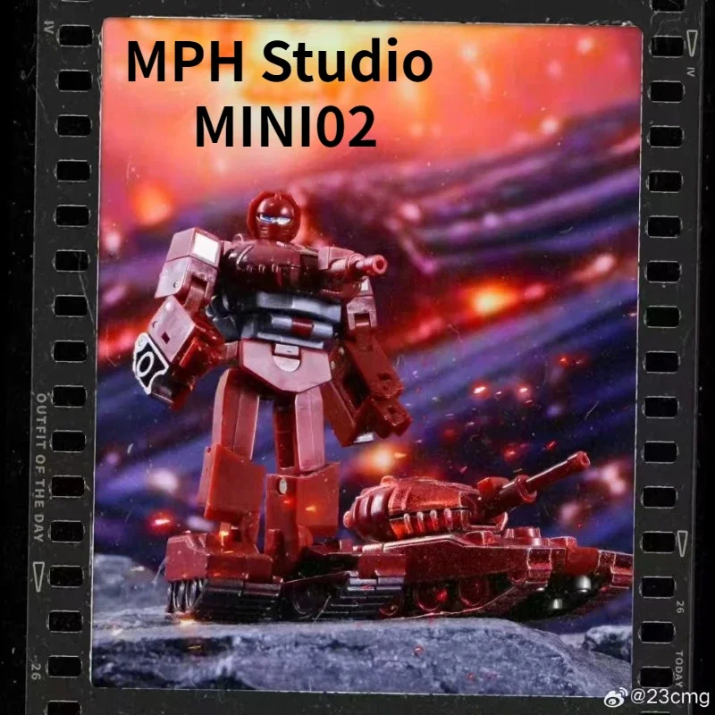 MengPiHou MPH Studio MINI02 Warpath figura de acción blindada, juguete Robot, transformación, en STOCK