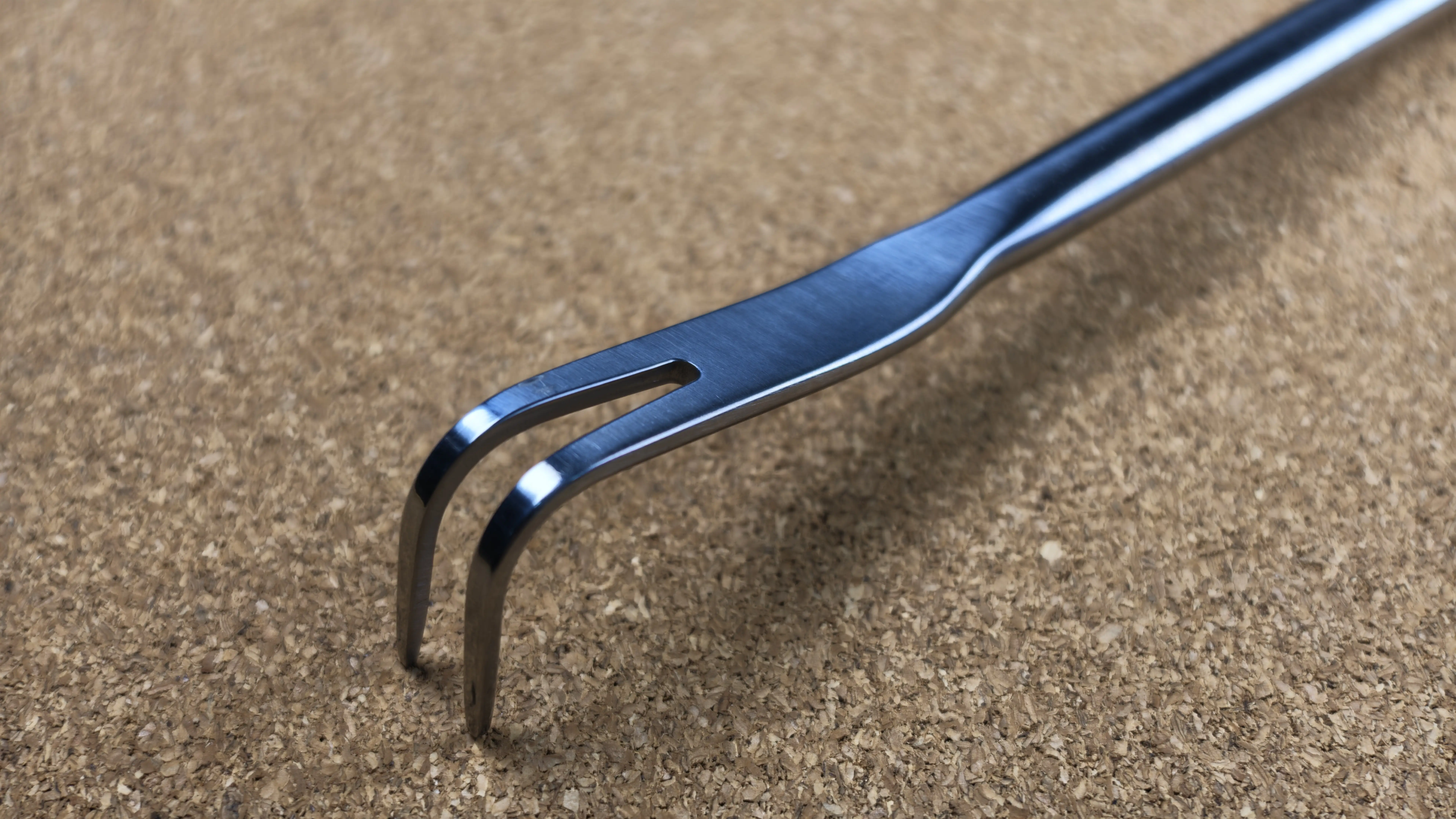 Good Quality Stainless Steel Rake Spatula With Two Hooks