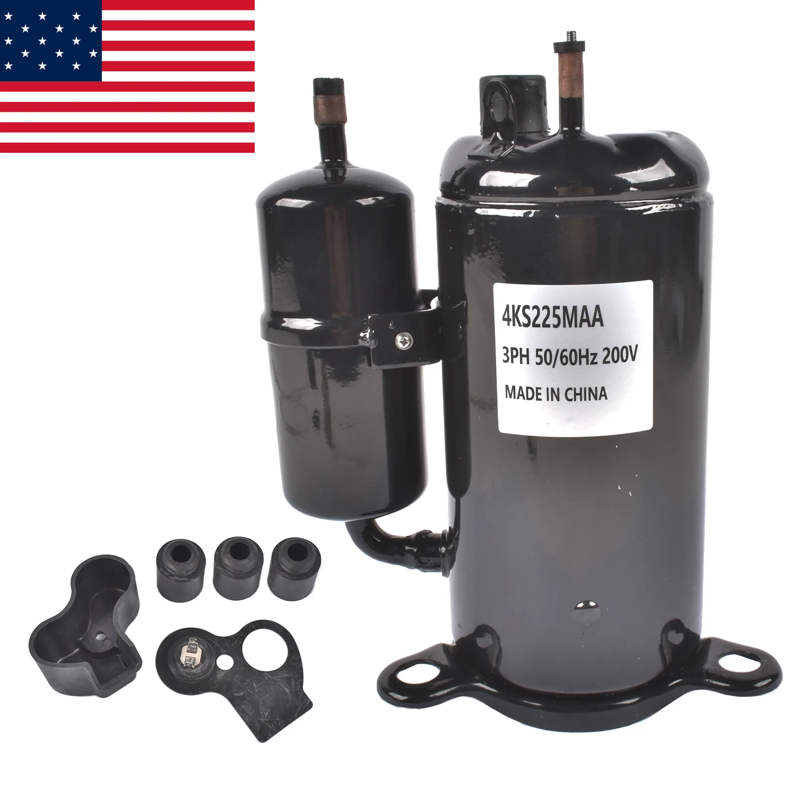 AP03 220V Refrigeration Compressor 4KS225MAA for Commercial Refrigeration, Cold Room