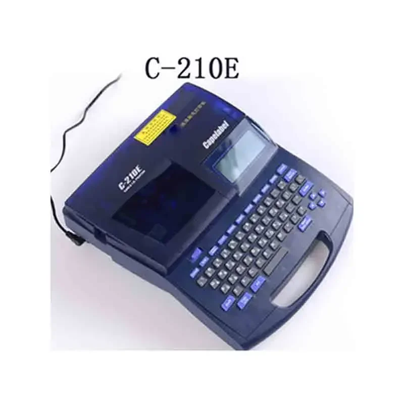 C-210E Line Marking Machine Portable Marking Machine Number Tube Sleeve Label Thermal Printer Original Imported English Keyboard