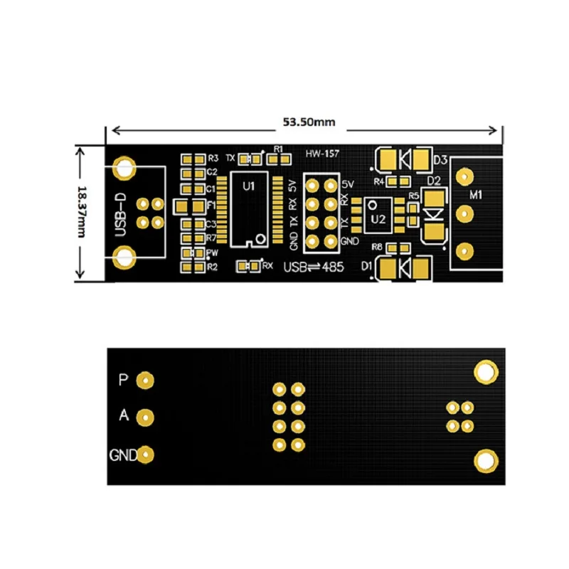 USB 2.0 To TTL RS485 Module Serial Converter Adapter FT232 Chip Double Function Double Protection