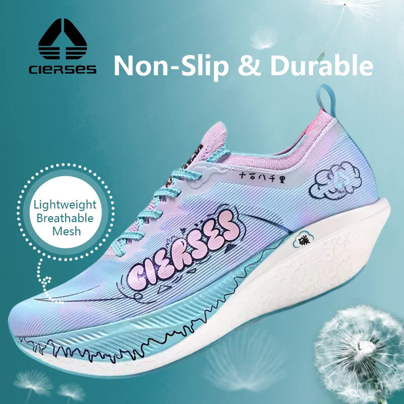 

Кроссовки CLERSES 1.0 с карбоновой пластиной по всей подошве для бега, марафона, спортивные кроссовки для мужчин и женщин, обувь для легкой атлетики