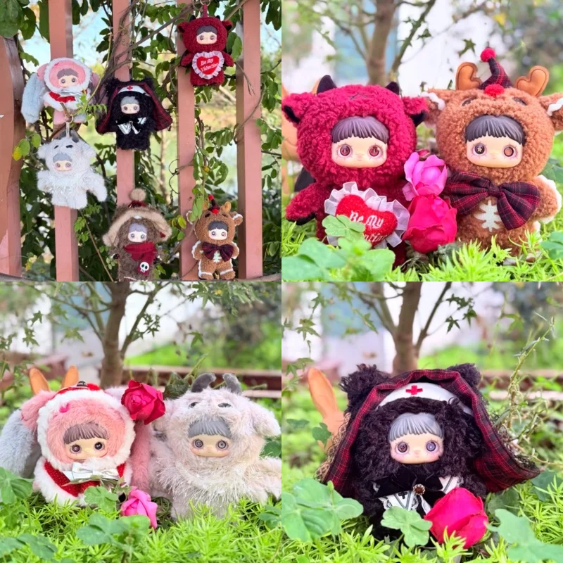 

Новая оригинальная серия Maymei Winter Weirdness, слепая коробка, коллекционная сумка для куклы Kawaii, подвесной орнамент, модные игрушки, рождественские подарки