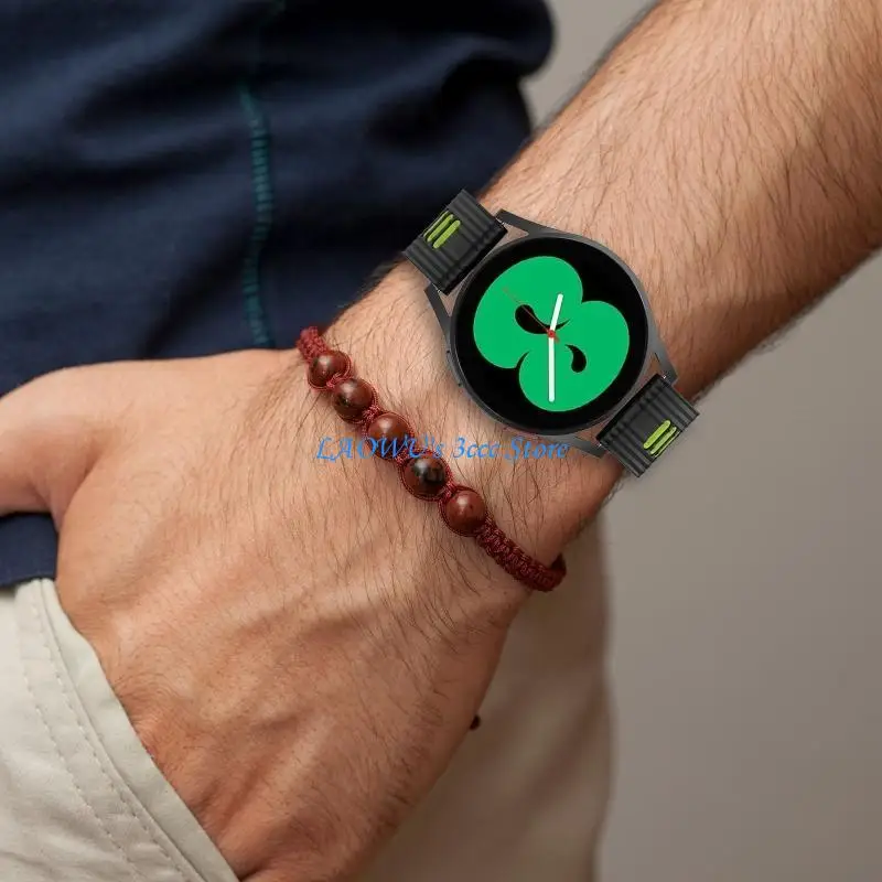 Y8AD WATCH BEDSTRAP BAND Quick Release Cilica Dual Color Bracelet для GalaxyWatch 5