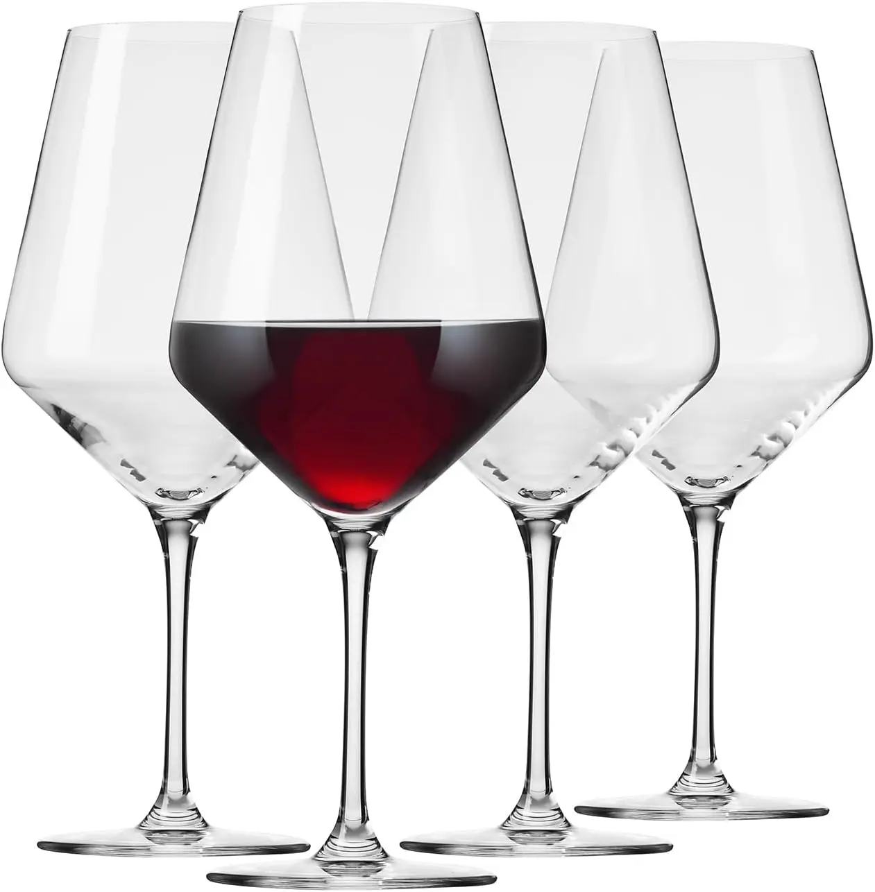 

Crystal Red Wine Glasses | Set of 4 | 24.7 oz | Avant-garde Collection | Ideal for Home, Restaurant and Party | Dishwash