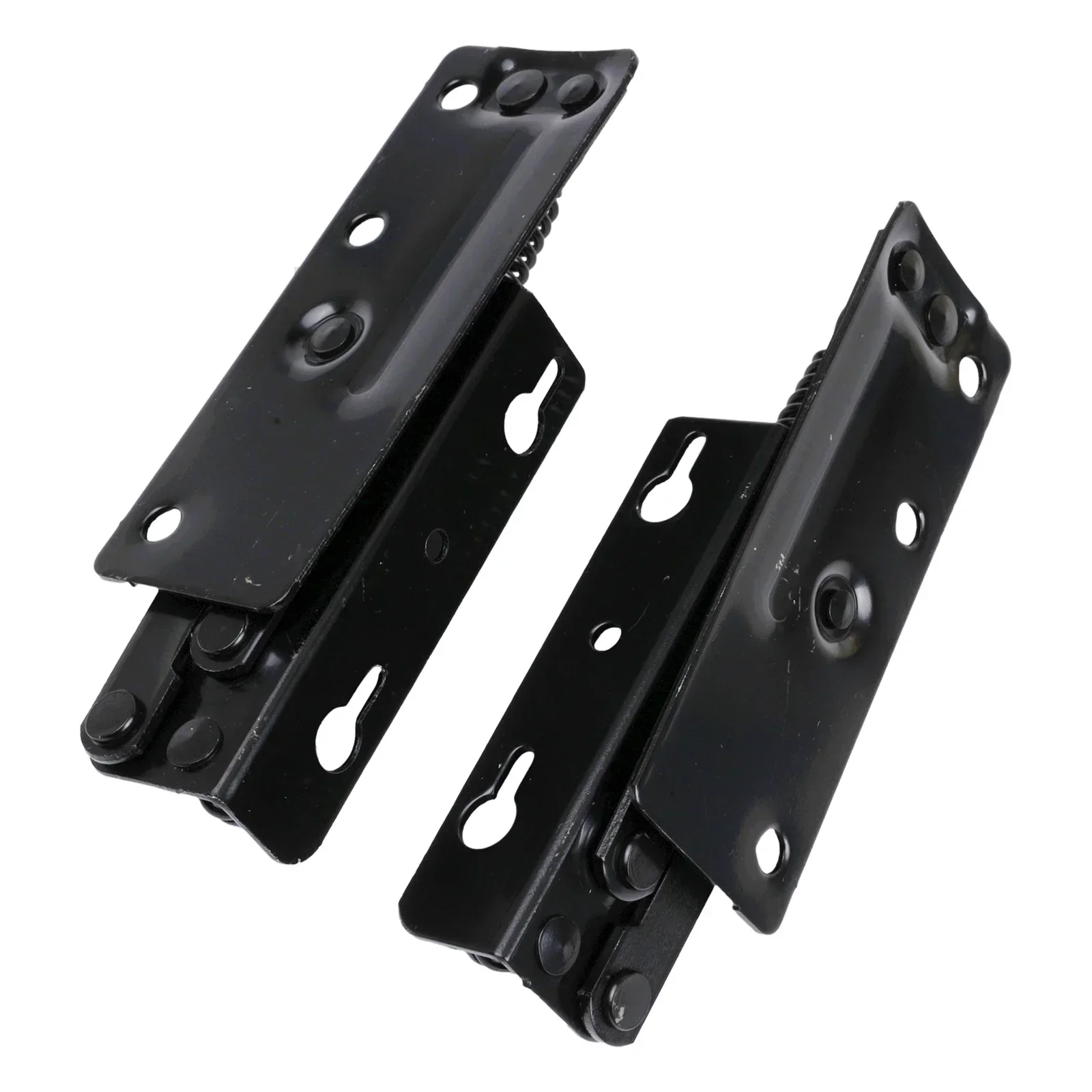 2PCS Adjustable Angle Mechanism Hinge Metal Steel Black Sofa Bed Bedding Hardware Small Dual Purpose Hinge High Quality Hardware