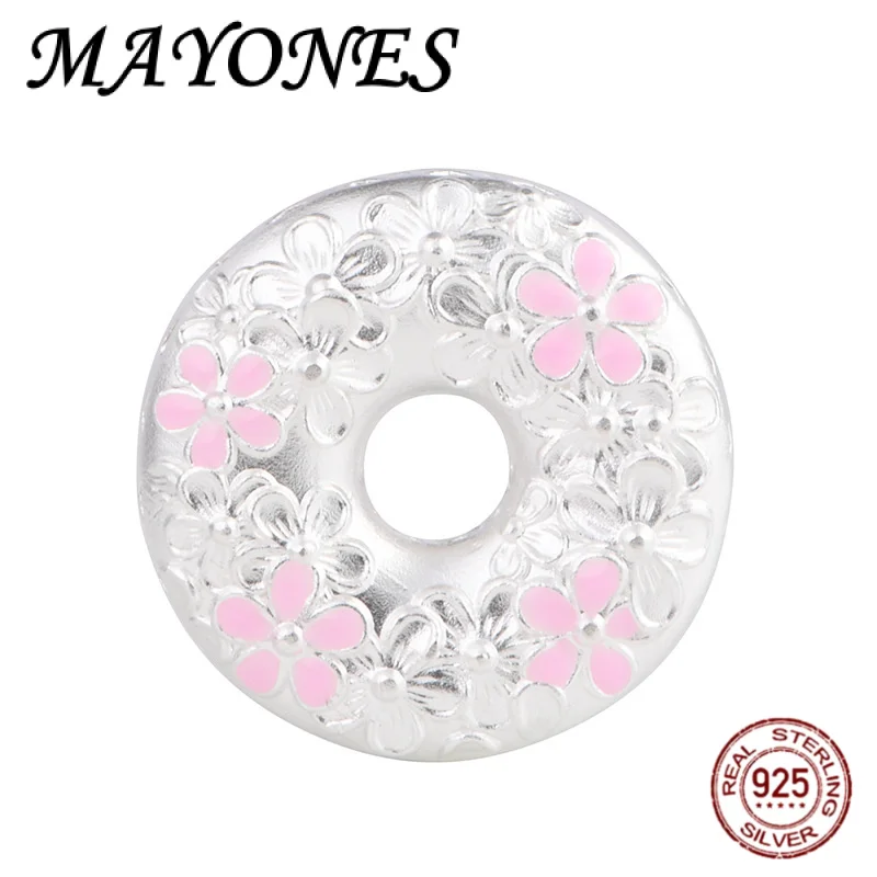 

Новый серебряный кулон 925, глазурованный вишневый цвет, безопасная пряжка, кулон с изысканным дизайном для женщин, серебряные ювелирные изделия, подарок