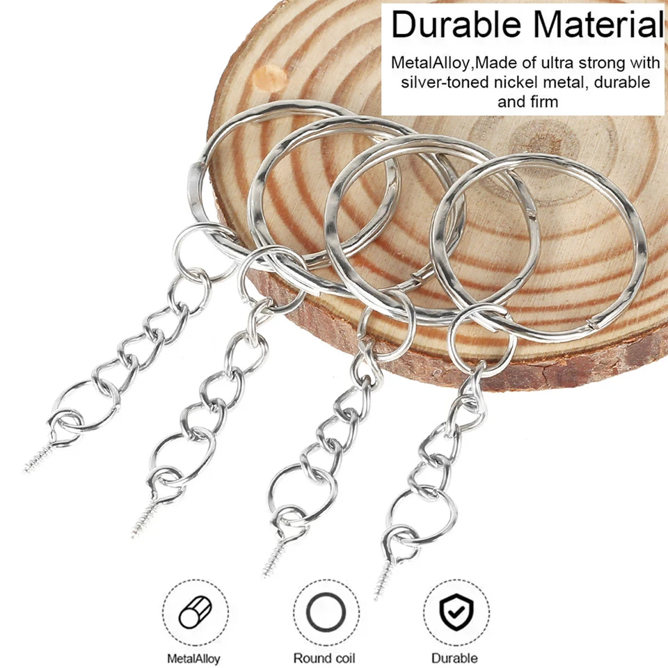 Key Rings Strong Split Rings Alloy Steel 25 MM Flat Key Chain Rings Metal Split Ring At ₹ 1/piece In  Mumbai