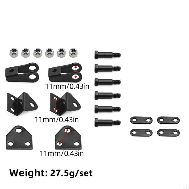 Các thành phần hệ thống hợp kim cho xe điều khiển từ xa 1/14 tỷ lệ cho L8RB mở rộng