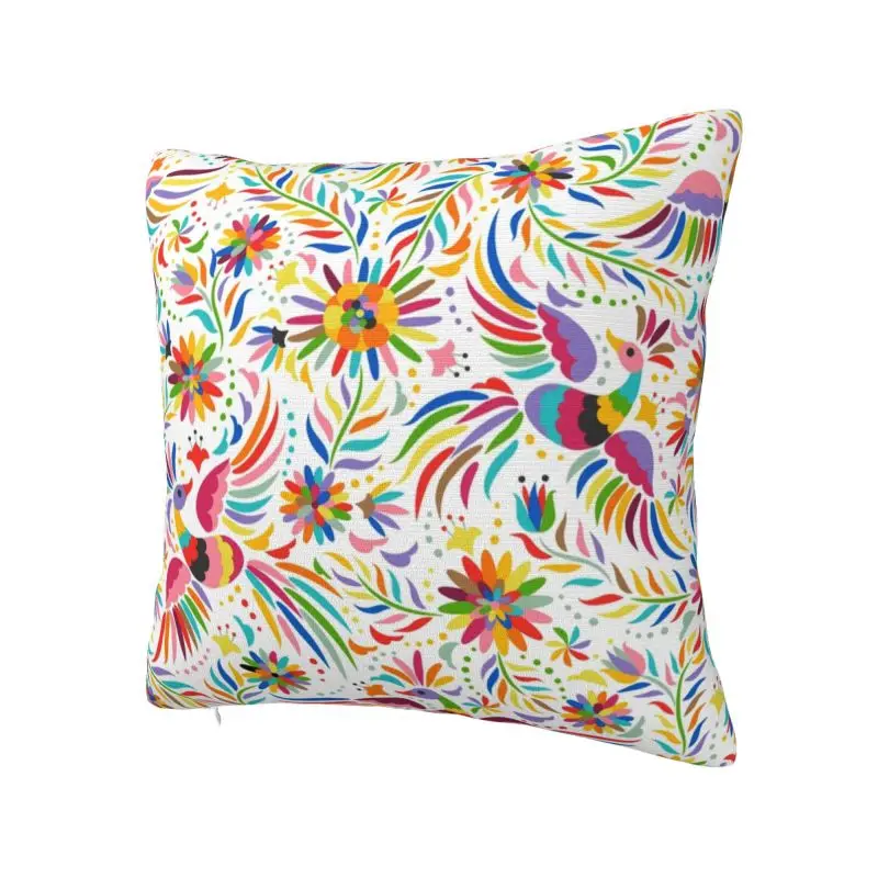 Mexican Flower Nordic Pillow Cover Decoracion Salon Case Floral Folk Car Cushion