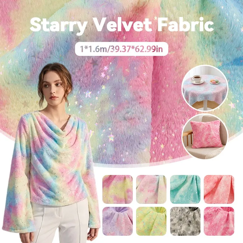 

Winter Lamb Fleece Jacquard Fabric 100X160Cm Soft Plush for Jackets Throws Sofa Slipcover Diy Home Sewing Project