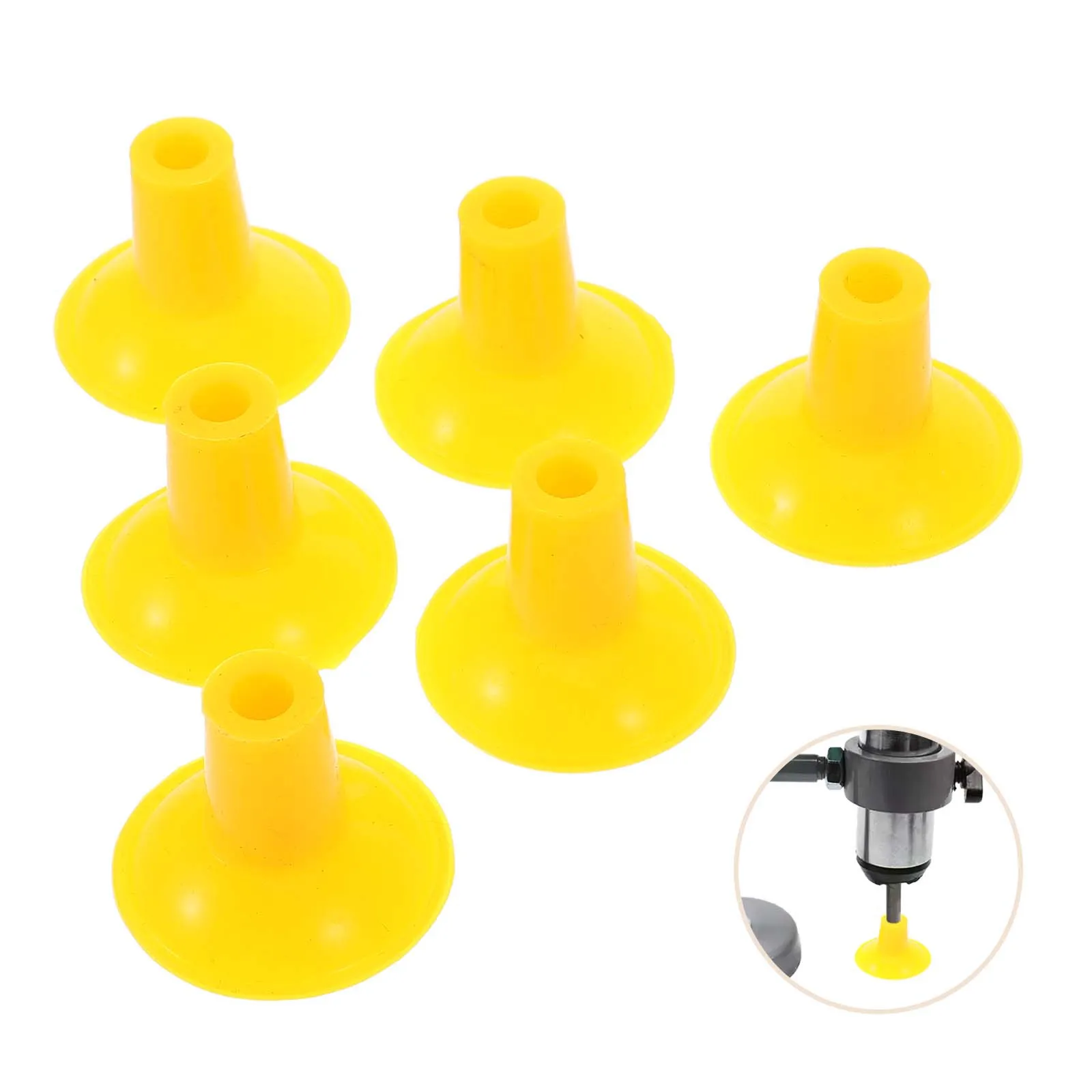 

6Pcs Valve Repair Suction Plates Professional Lapping Tool Kit Efficient Engine Maintenance System Heavy-Duty Build