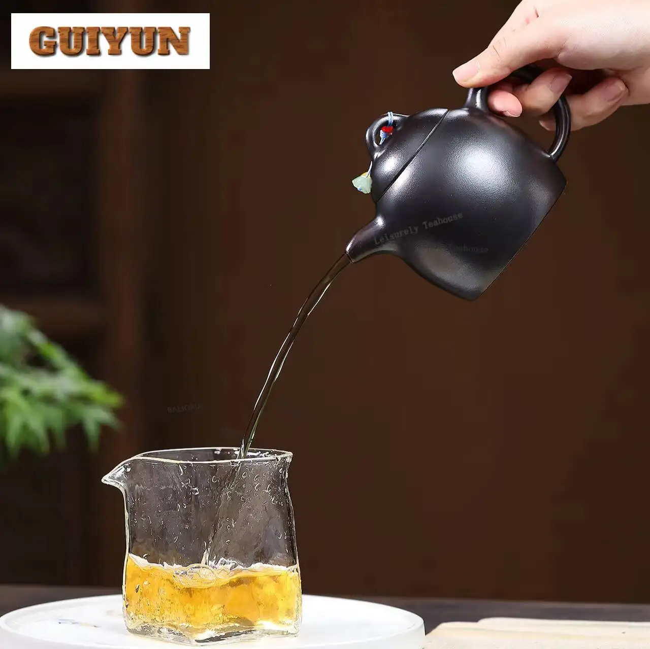 310ml Luxury Yixing Purple Clay Teapots Handmade Qin Quan Pot Raw Ore Antique Brass Mud Kettle Chinese Zisha Tea Set Craft