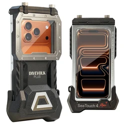 DIVEVOLK SeaTouch 4 Max Plus Underwater Touchscreen Diving Phone Case for Iphone and Android Smartphones