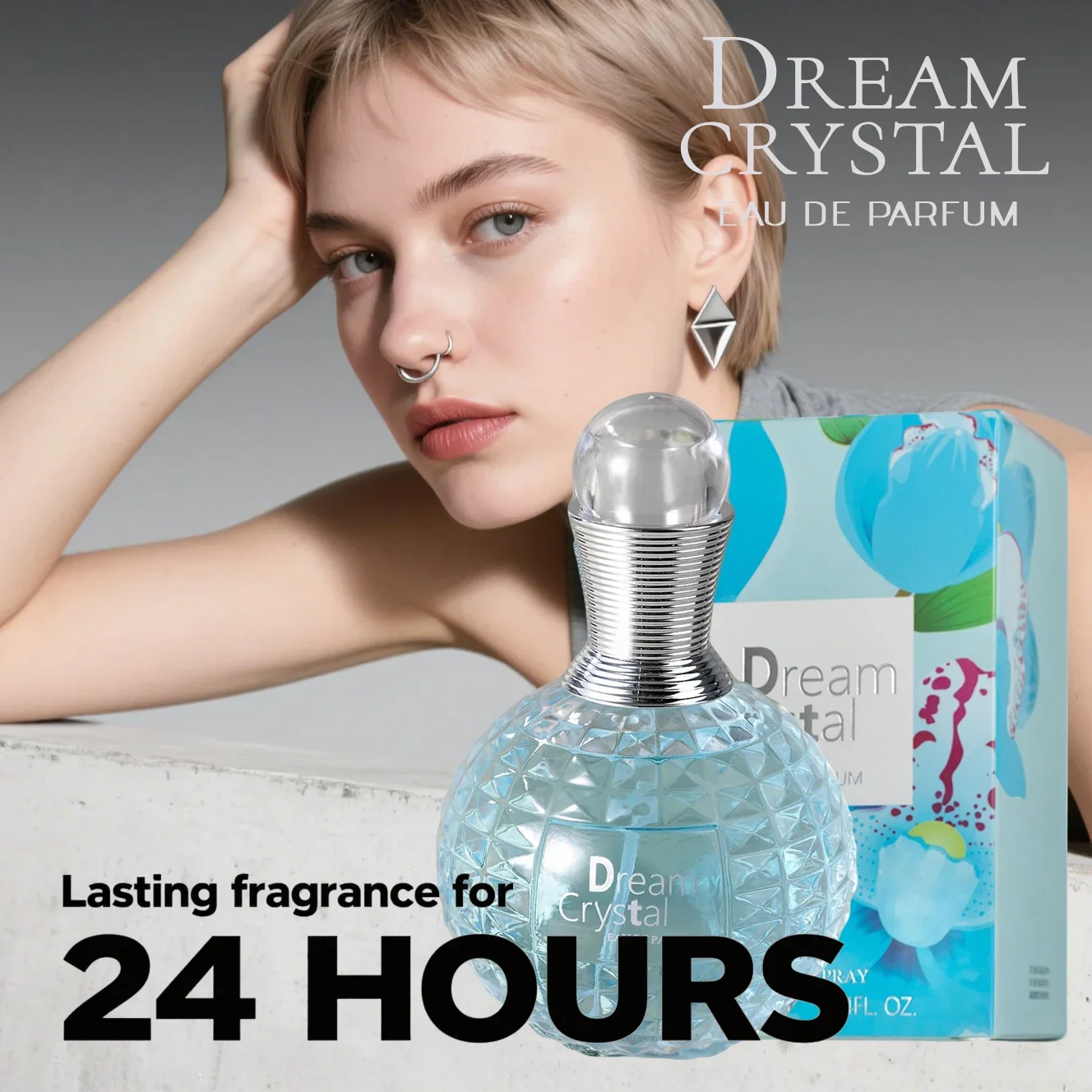 

3.4oz Spray Perfume for Women with Fruity, Floral & Aloe Vera Scents, Perfumes de Mujer, Long-Lasting Fragrance, Gift-Worthy