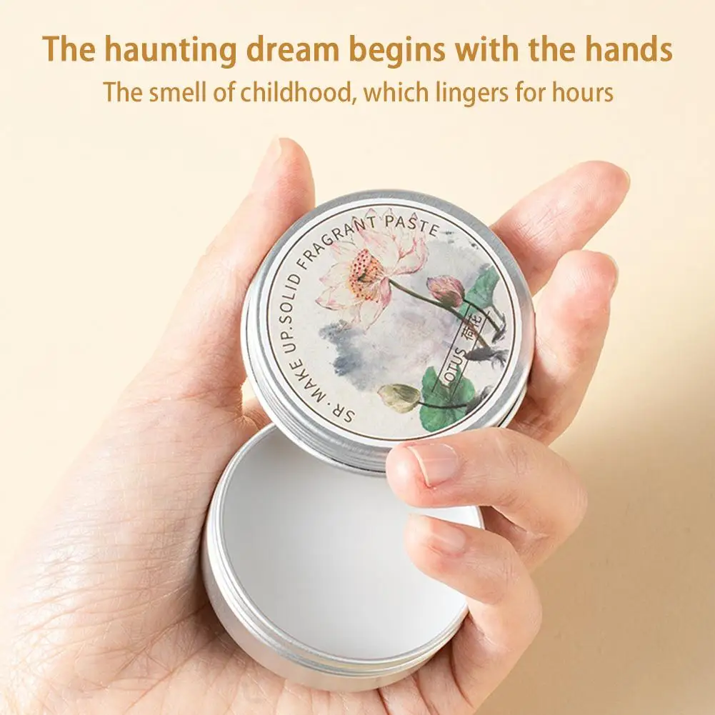 Solid Perfume Portable Solid Balm Female Solid Perfumes Body Aroma Gifts Long-lasting Fragrances Fresh and Elegant Daily Use