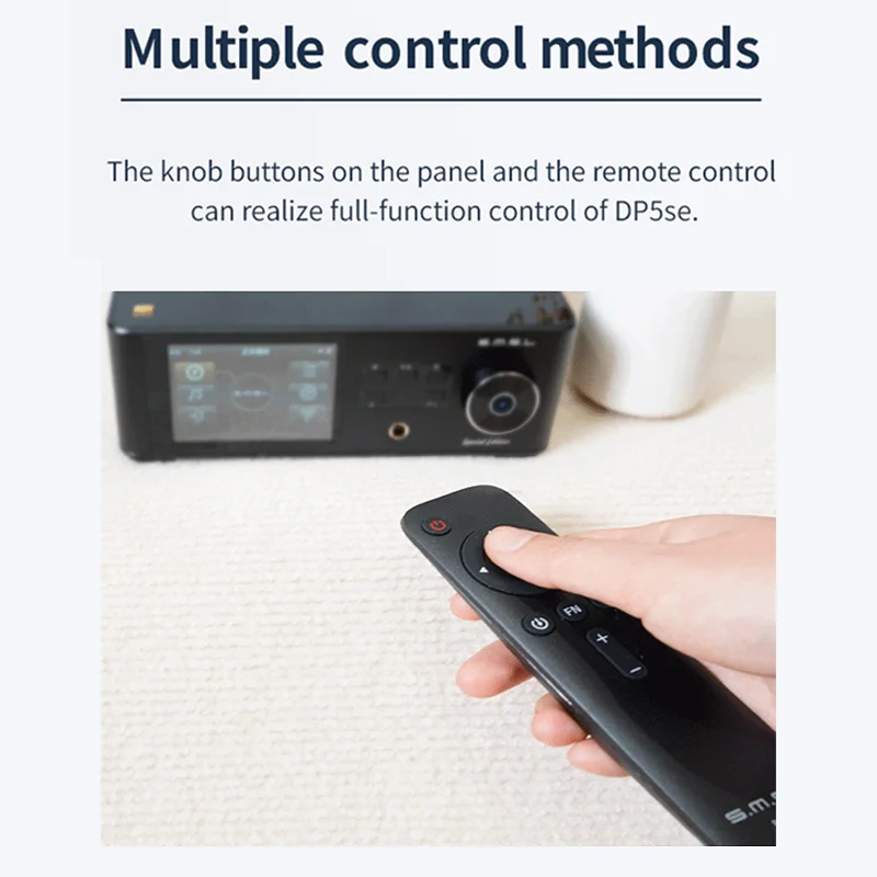 Imagem -05 - High Fidelity Network Music Player Suporte a Bluetooth 4.0 Dlna Wi-fi Smsl Dp5se Es9039q2m Mqa 32bit 384khz Dsd256 High Fidelity