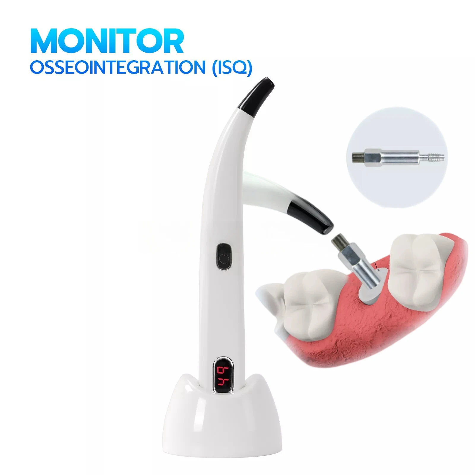 Dental Monitor Osseointegration RFA Implant Stability meter Test Unit Set