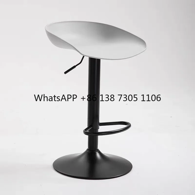 

Tall Bar Lifting Chair Household Stool Modern Simple Fashion Front Desk Cashier Chair Pulley Metal